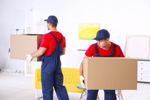 Person in a storage facility checking safe access and orderly units