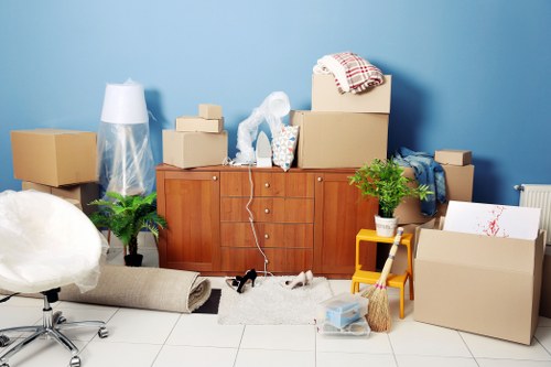 People using Woodside Storage to organize household items and create extra space
