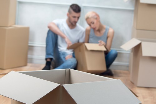 Business and household items neatly stored in a Woodside self storage facility