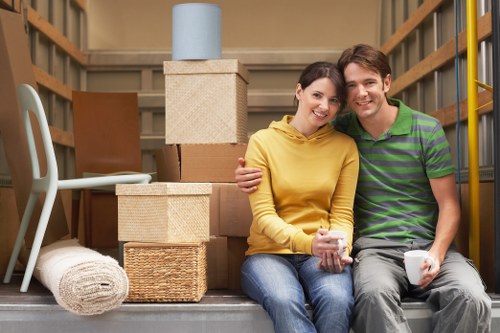Moving day logistics and furniture protection for Woodside removals