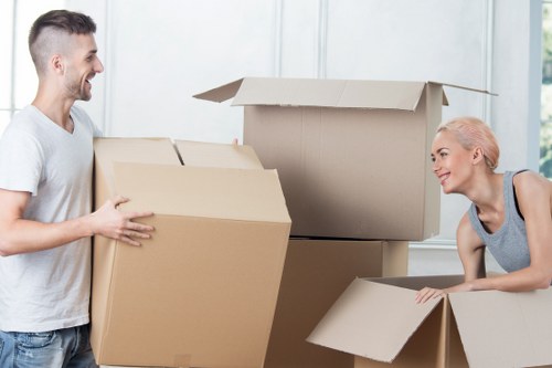 Careful packing for apartment removals in Woodside