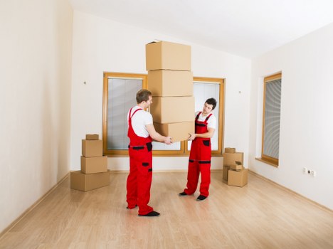 Small moving van handling flat relocation in Woodside